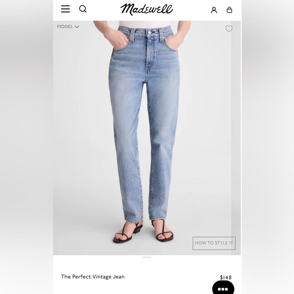 Madewell The Perfect Vintage Jean